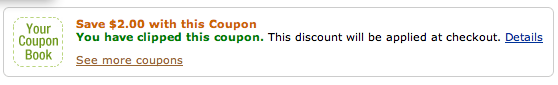 Amazon $2/1