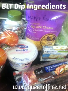 An Easy & Delicious Cheesy BLT Dip