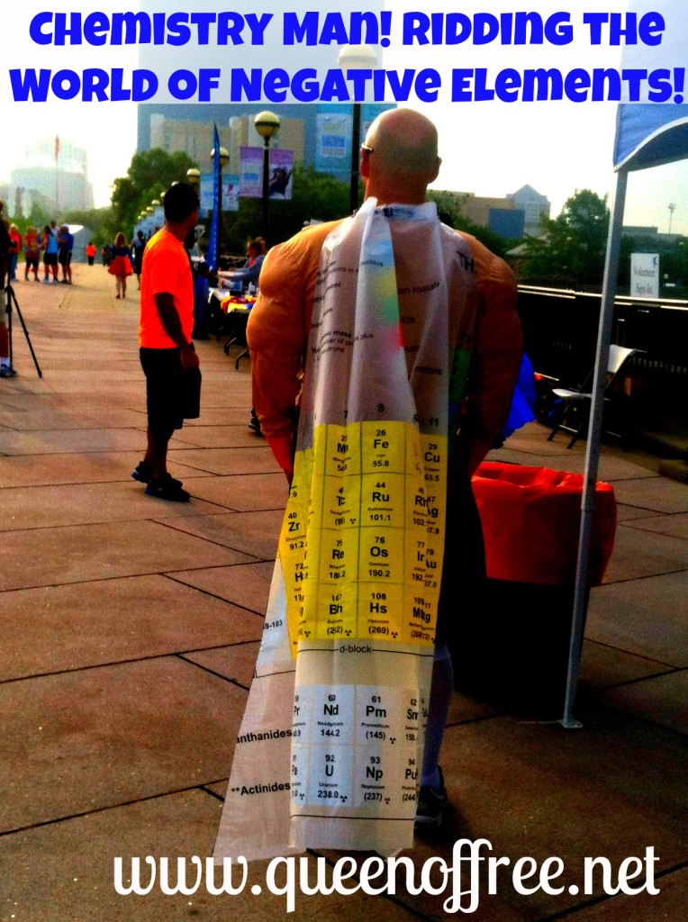 One of the creative costumes at the CASA SuperHeroRun