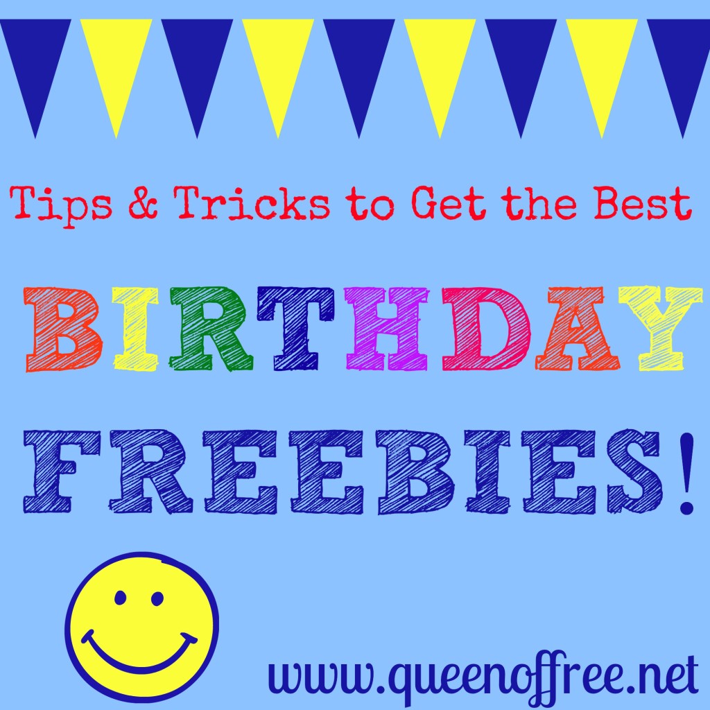 Check out @thequeenoffree's favorite places to get Birthday Freebies
