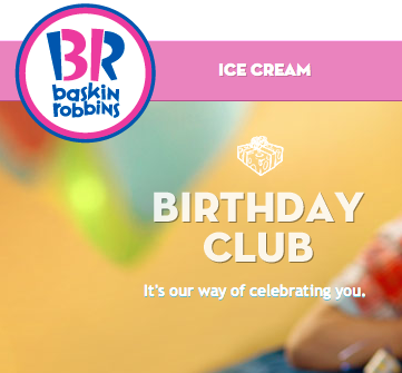 Get a FREE Ice Cream Cone on Your Birthday at Baskin Robbins (Plus Lots of Other Great Birthday Freebies!)
