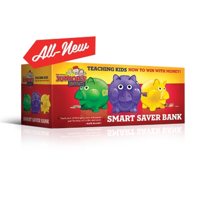 Win a set of ALL NEW Junior's Smart Saver Banks from Dave Ramsey and the Queen of Free