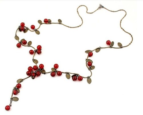Beautiful cherry necklace $1.99 SHIPPED