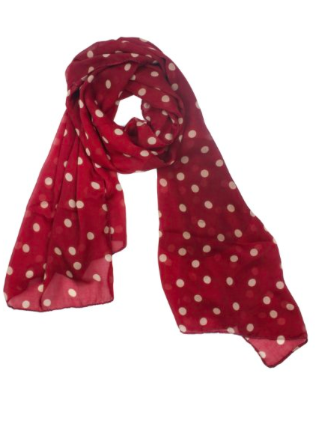 Cute Polka Dotted Scarf for $2.59 SHIPPED. Choose from a number of colors! 