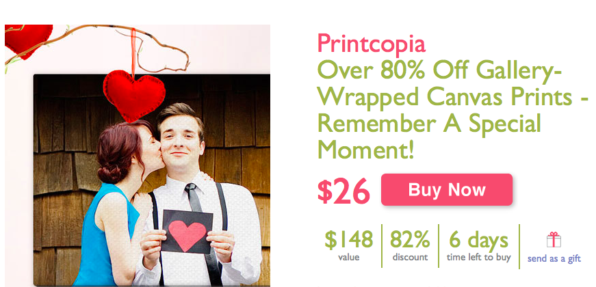 Get 80% Off 16x20 Canvas Photos. As little as $22 a piece!