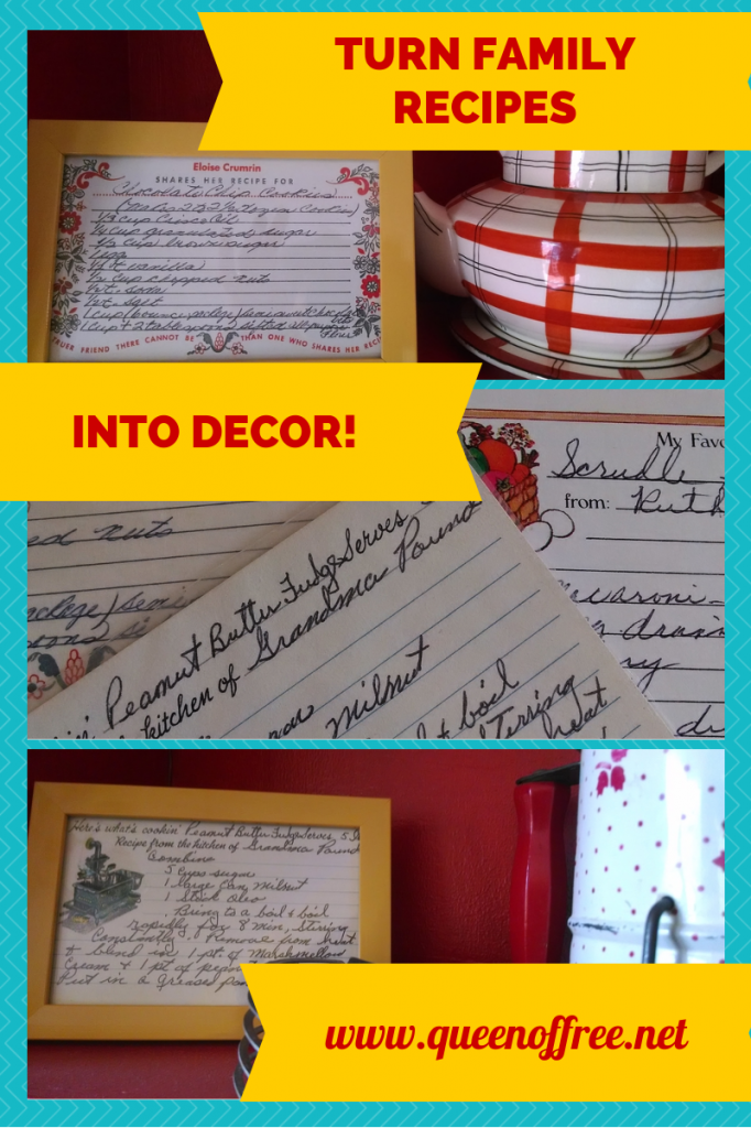 Check out this perfect Mother's Day Gift! Turn your family recipes into works of art.
