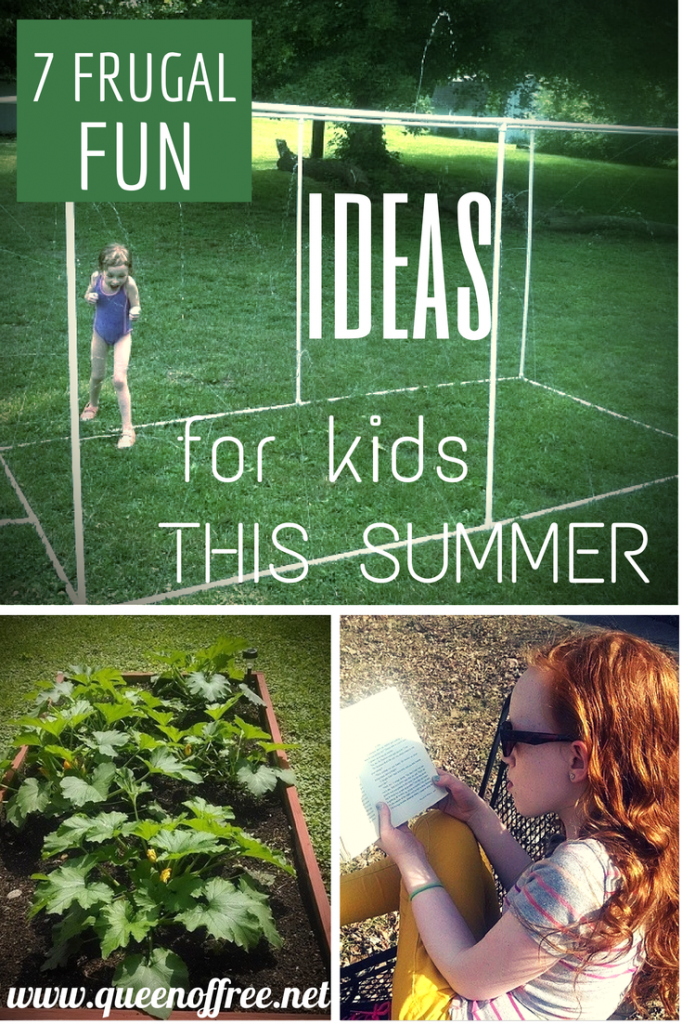 Check out these great ideas to keep summer busy and fun, but your costs super low!