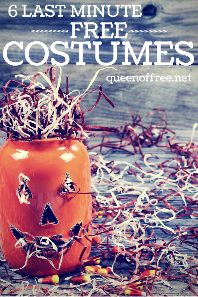 No costume? No money? No problem. Check out these ideas for potentially free last minute halloween costumes!