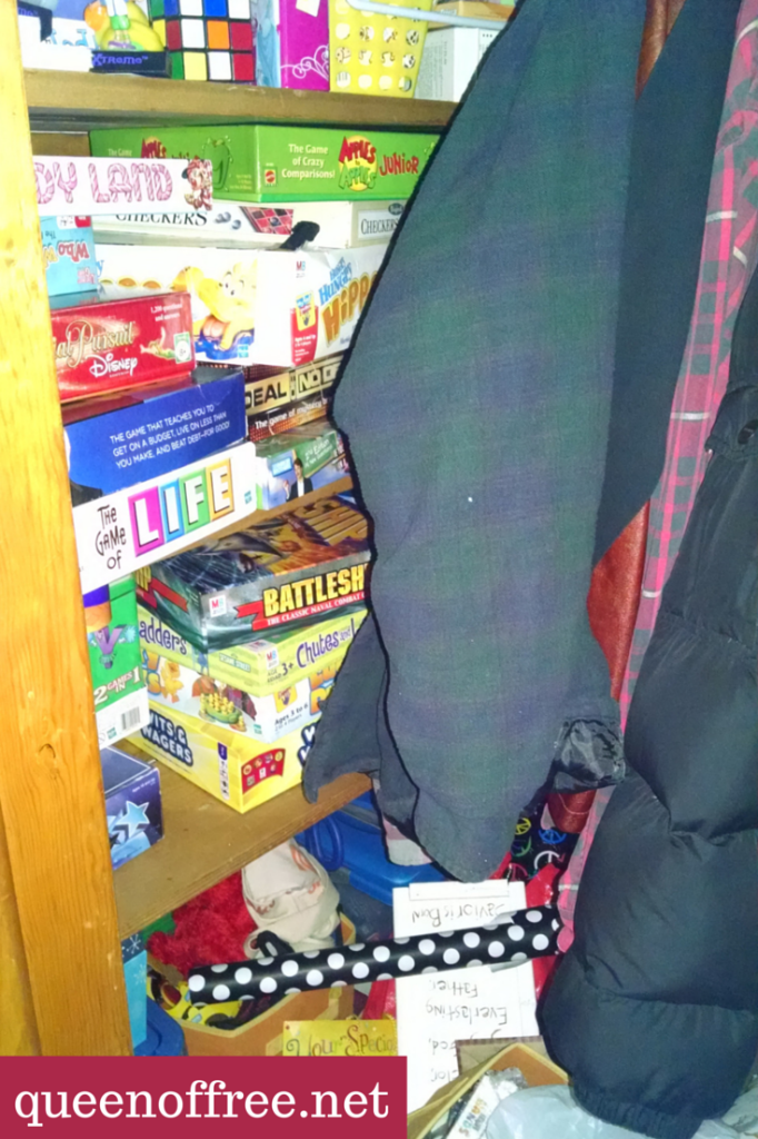 I seriously watermarked this picture so you wouldn't steal my messy closet photo. If you want the messy closet, I'll allow it.