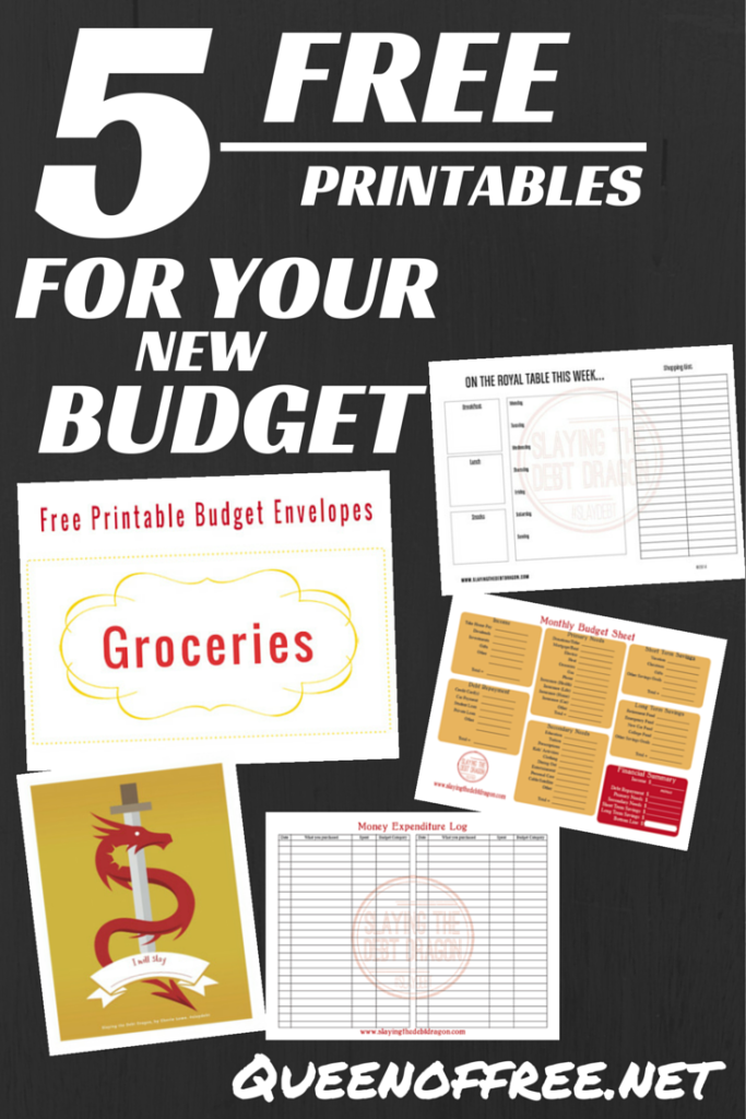 Rebooting your finances in the new year? Check out this great FREE budget worksheet and 4 other printables designed to get your money under control.