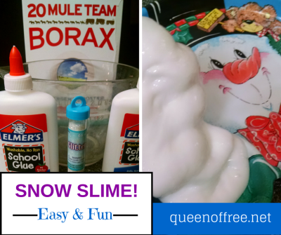 Are your kids hooked on Frozen? They'll never be able to "Let it Go" when it comes to this Snow Slime!