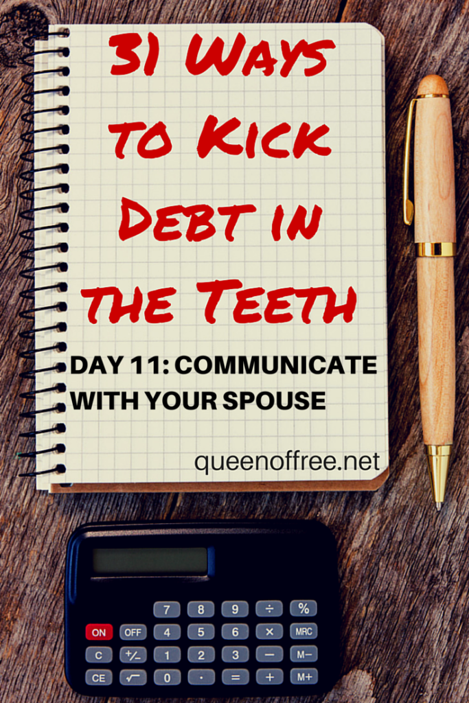 Your relationship with your spouse is ESSENTIAL in paying off debt. Get some tips for better communication when it comes to marriage and money.