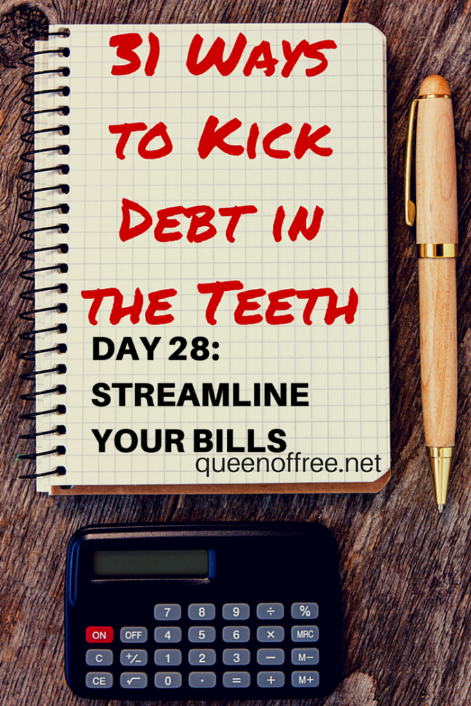 To kick debt in the teeth, you have to TAKE CHARGE of your money. Tell it who is boss and make sure you are not overpaying on your monthly bills. Great tips for lowering static expenses.