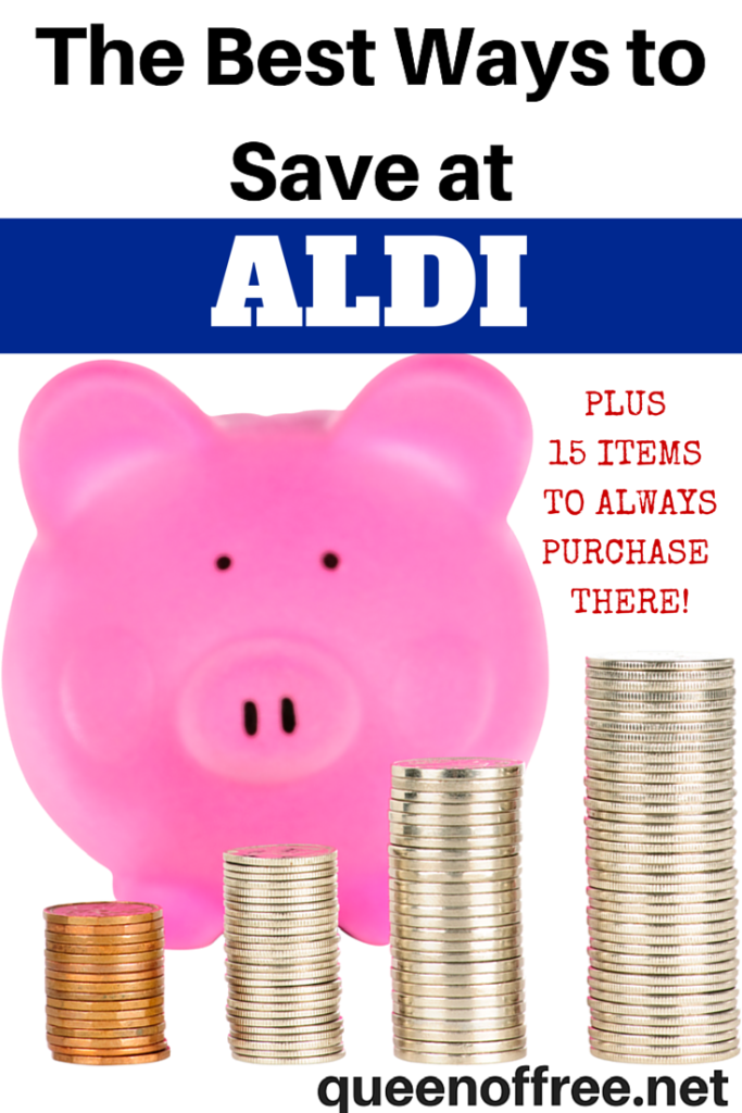 Check out the best ways to save money at ALDI PLUS a list of 15 items you should always purchase there. 