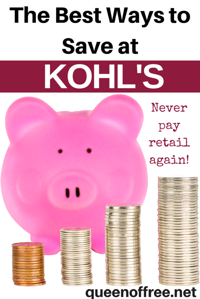 Check out this great post with the best ways to save money at Kohl's. Never pay full price again, make the most of each purchase, and kill it with coupons. 