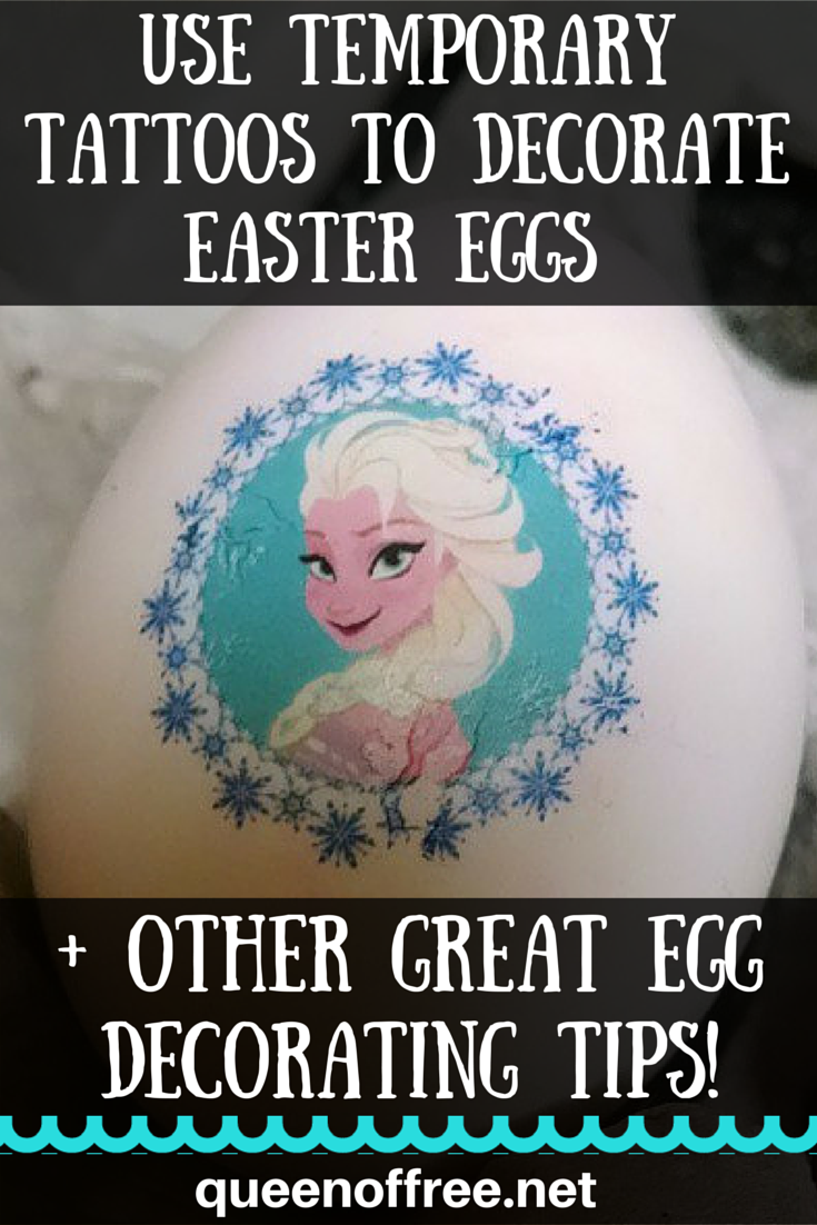 What?! You can use temporary tattoos to make unique Easter Eggs? Check out these great tips.