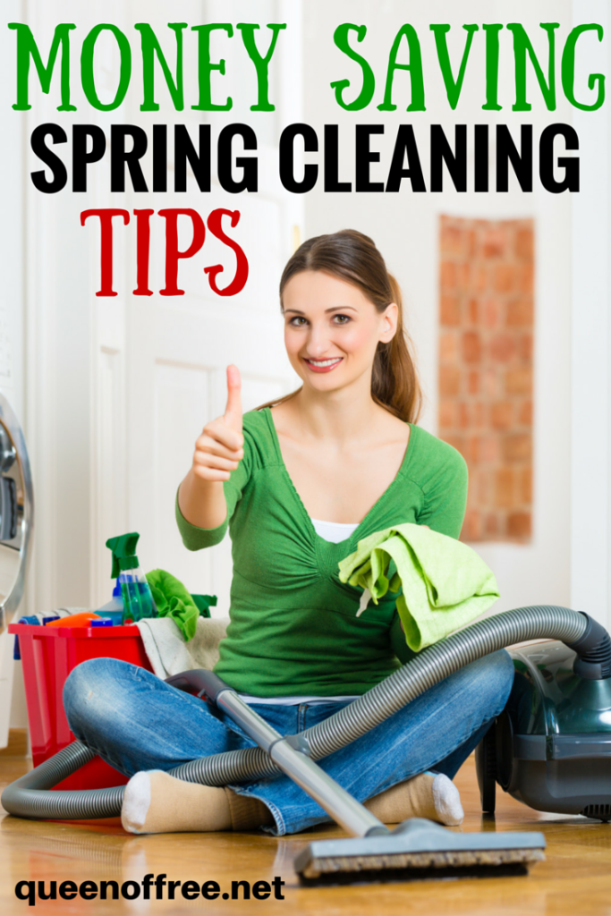 Cleaning up your home does not have to clean out your bank account. Check out these out of the box money saving spring cleaning tips.