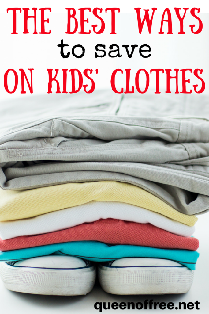 These tips are AWESOME. All of the best ways to save money on clothes for kids without a lot of hassle. 