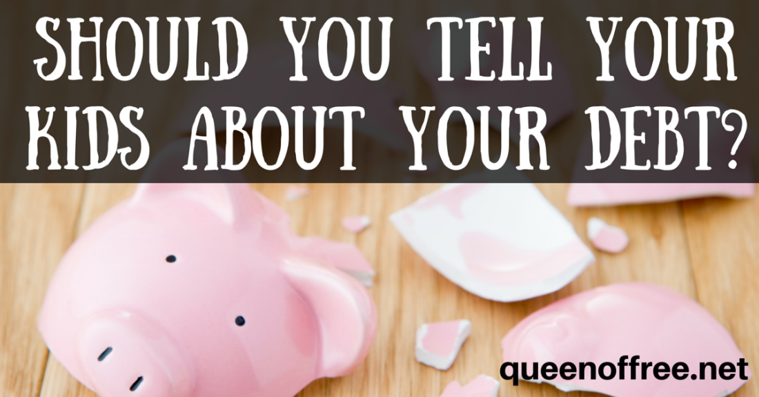 Should you tell your kids you are in debt, you lost your job, or ca not pay bills? How to communicate effectively with your children about money problems.