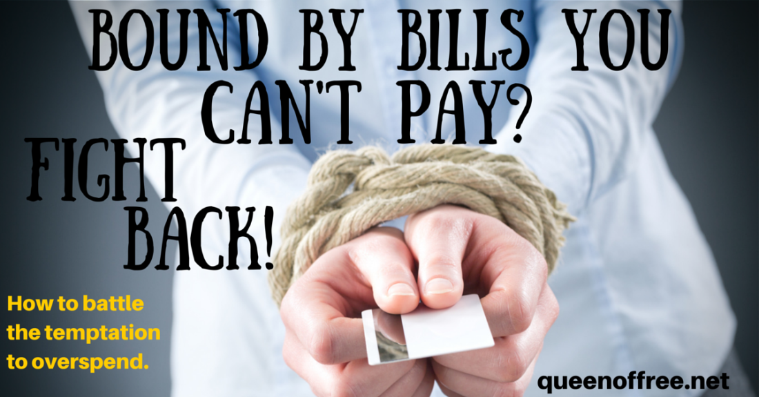 Find yourself spending more than you should? Fight back! Simple, out of the box, practical tips and spiritual principles to win when tempted to overspend.