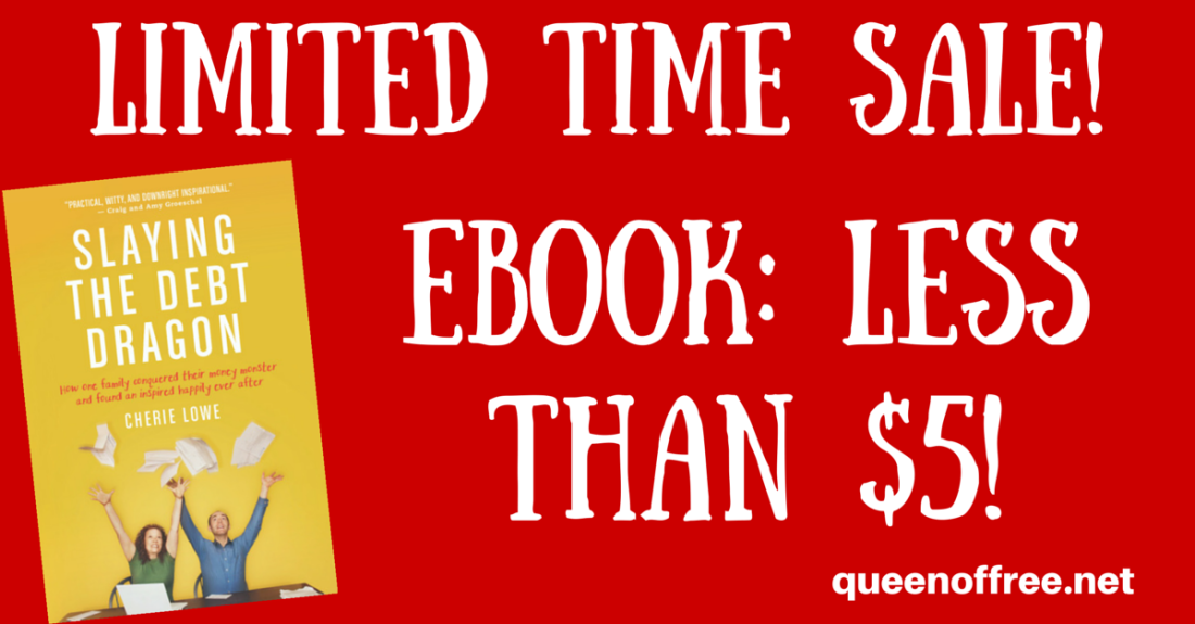 Great deal! Get Slaying the Debt Dragon - the story of how one family paid off $127K in 4 years for less than $5 on Amazon!