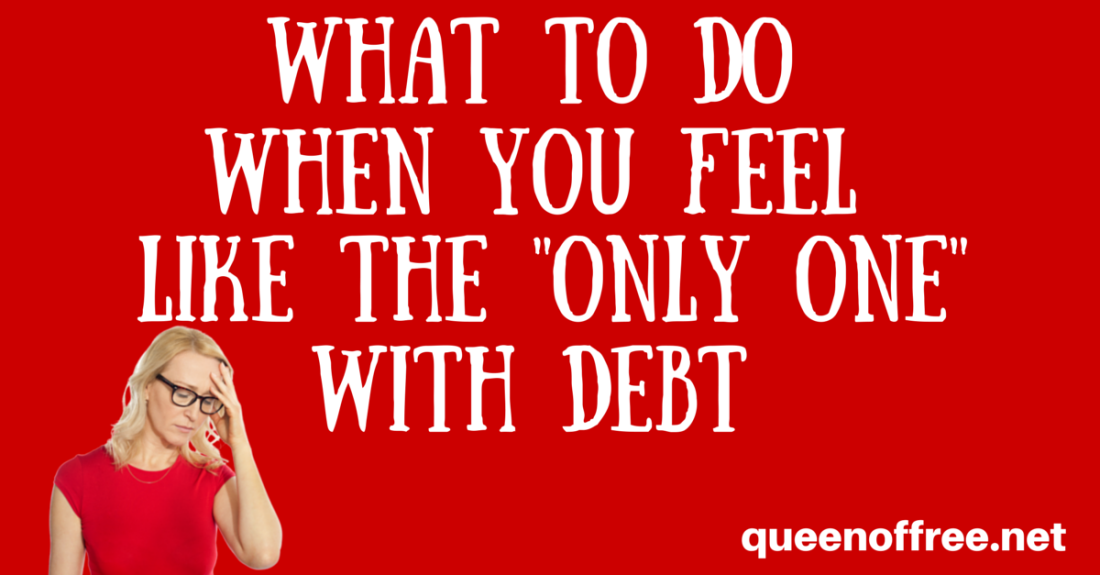 Do you feel alone in paying off debt? The good news is that you are not. Check out this quick podcast to find out how to cope with those feelings and more!