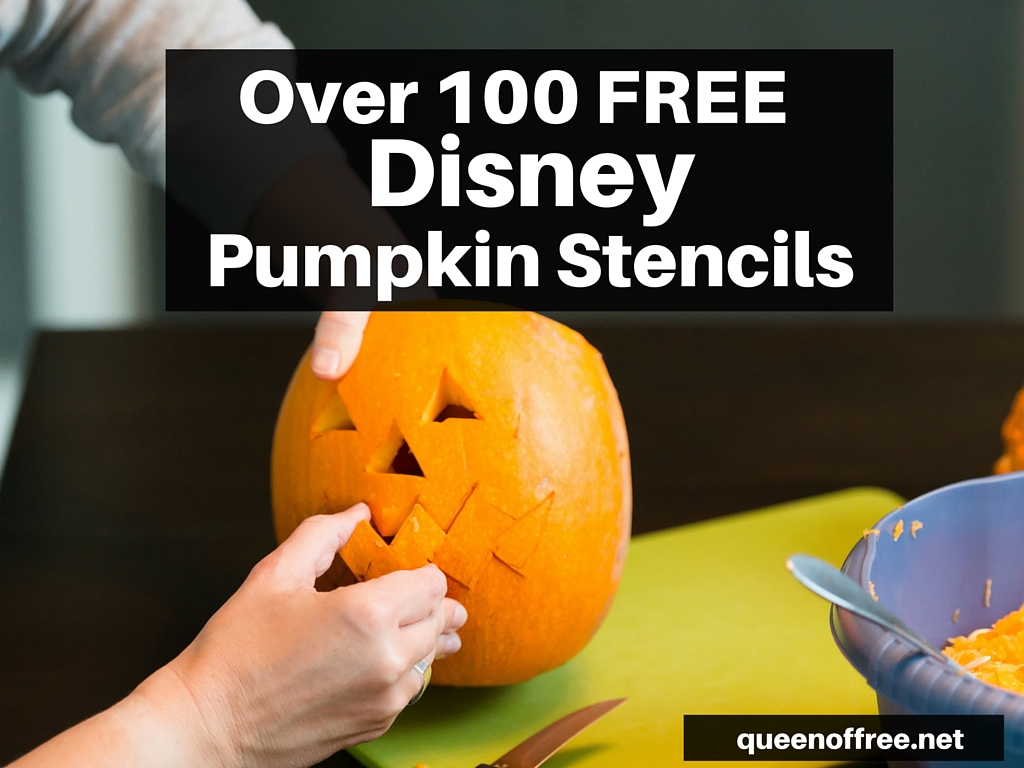 Over 100 Free Disney Pumpkin Stencils Queen Of Free