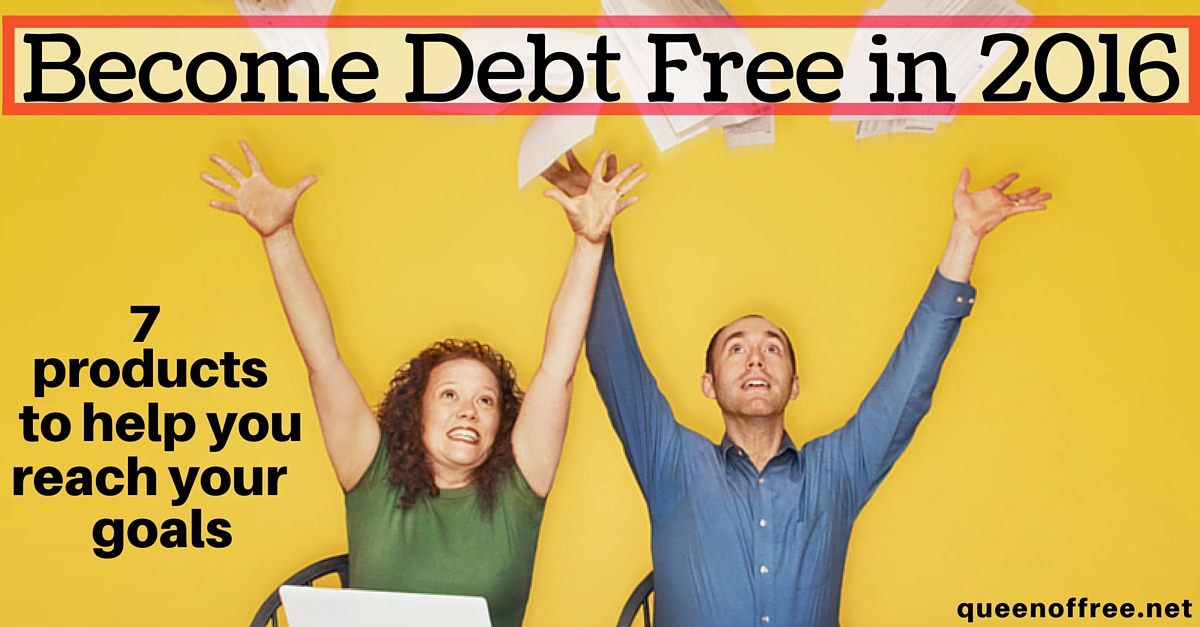 Looking to become debt free in 2016? Check out this post with great resources to fuel your journey!