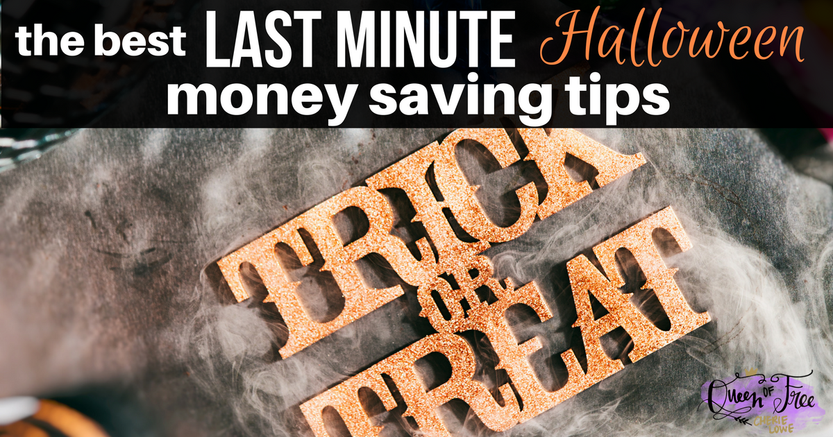 Not ready for Halloween yet? No sweat! These last minute Halloween money saving tips will keep your budget under control. 