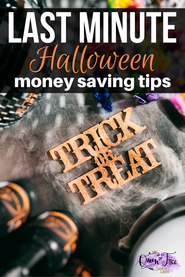 Not ready for Halloween yet? No sweat! These last minute Halloween money saving tips will keep your budget under control. 