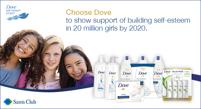 #SpeakBeautiful when you purchase Dove Products at Sam's Club!