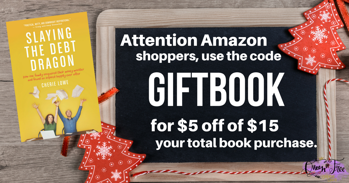 Start a frugal Christmas tradition by buying a holiday book to share! Use this code to save $5 before December 5. 