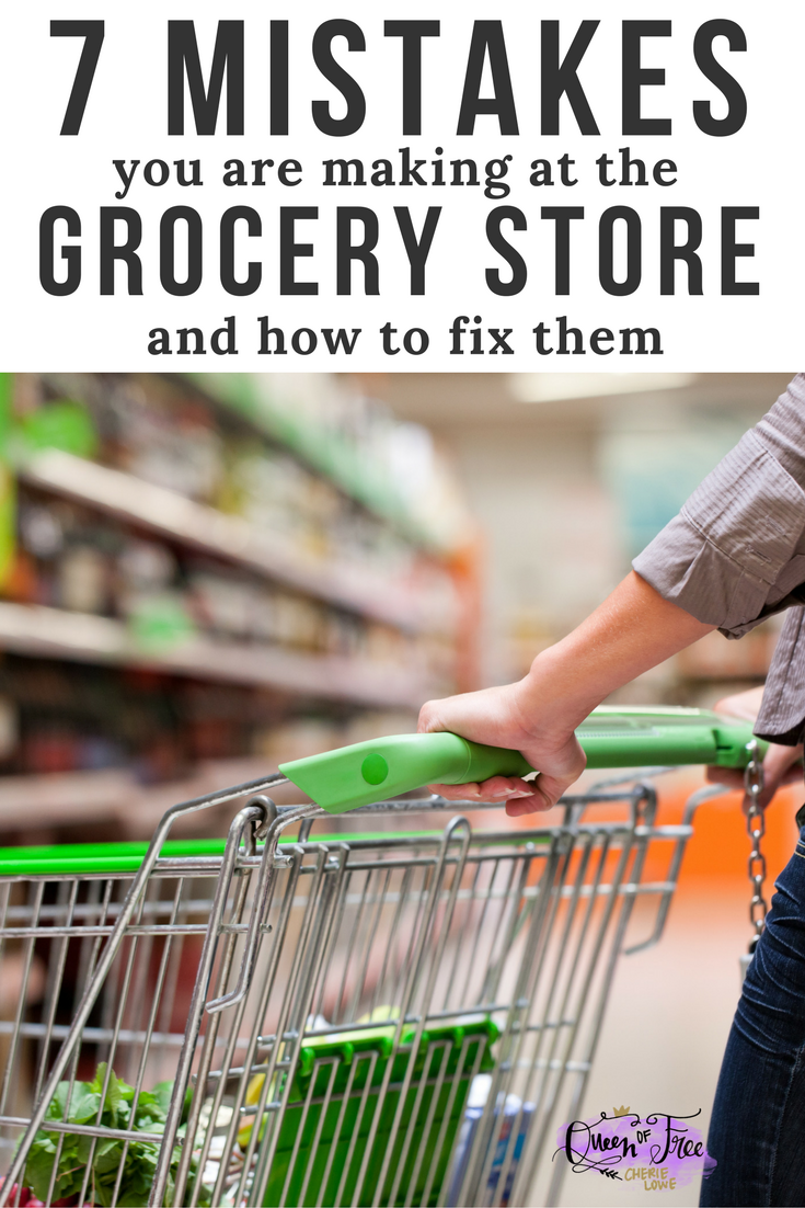 Each time you are making crucial mistakes at the grocery store that are costing you money! Learn what they are and how to stop.