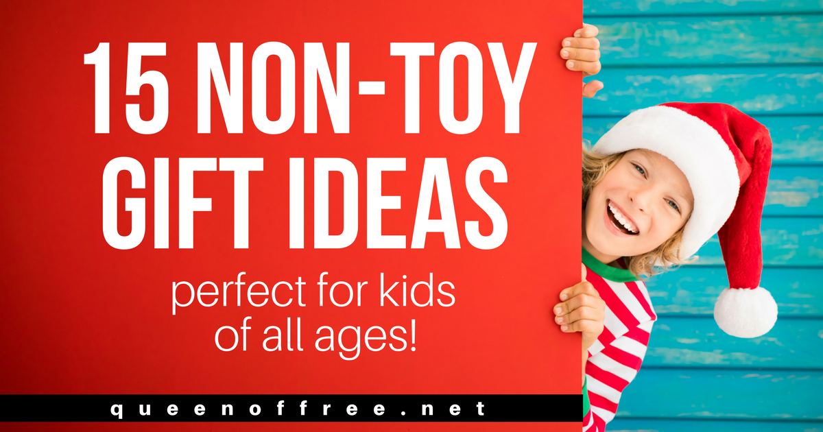 Don't add more to the mess or buy items that won't last. Check out these fantastic Non-Toy Gift Ideas for kids of all ages!