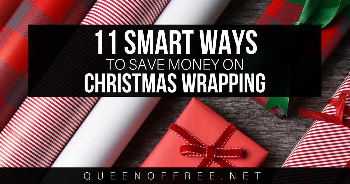 Spend your money on gifts, not the packaging! These smart strategies will help you save money on Christmas Wrapping this year!