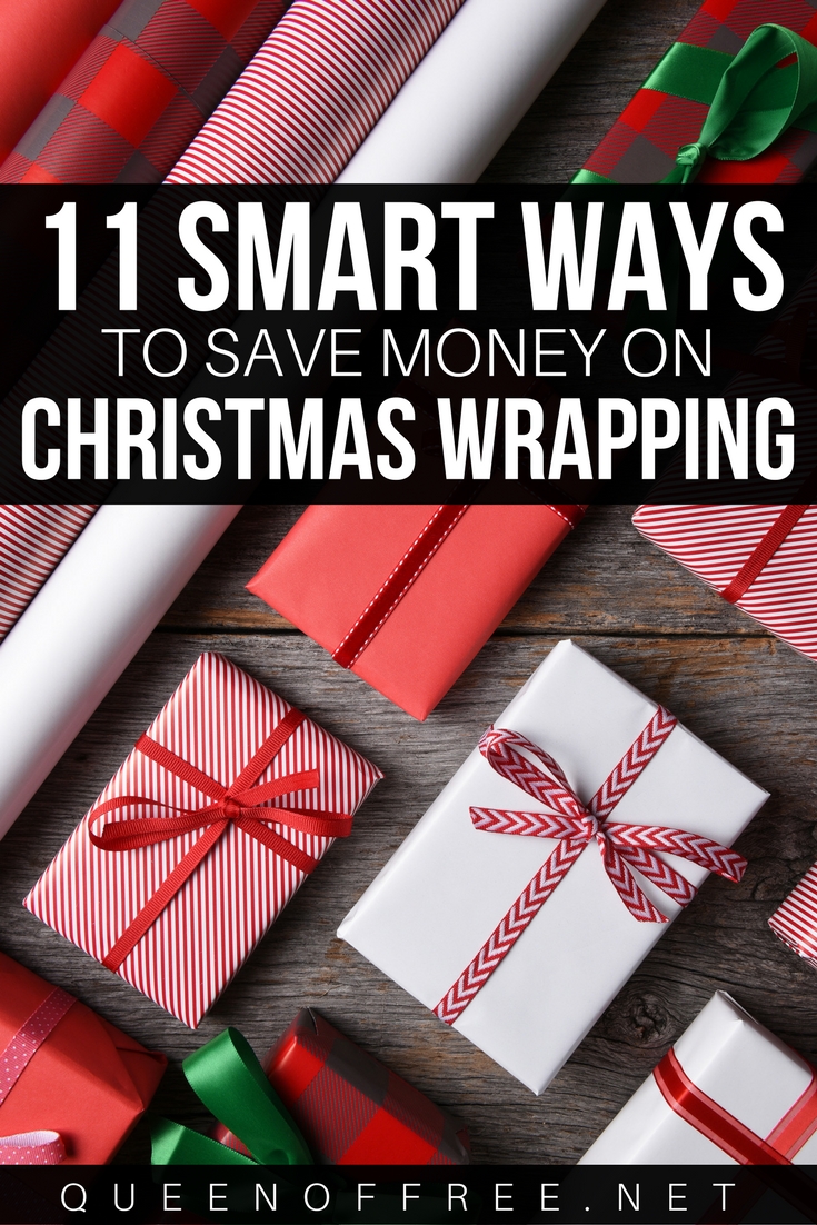 Spend your money on gifts, not the packaging! These smart strategies will help you save money on Christmas Wrapping this year!