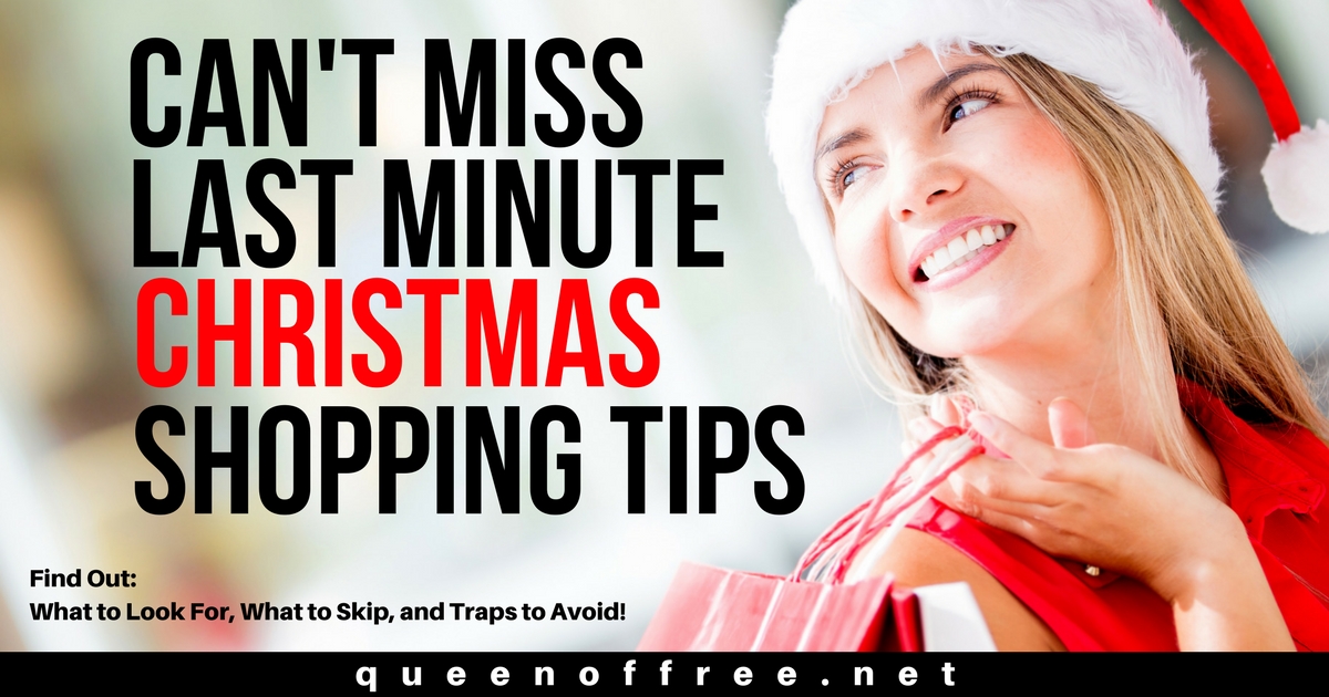 Are you falling into the traps of last minute Christmas shopping? Find out what you should buy, what you should skip, and so much more!