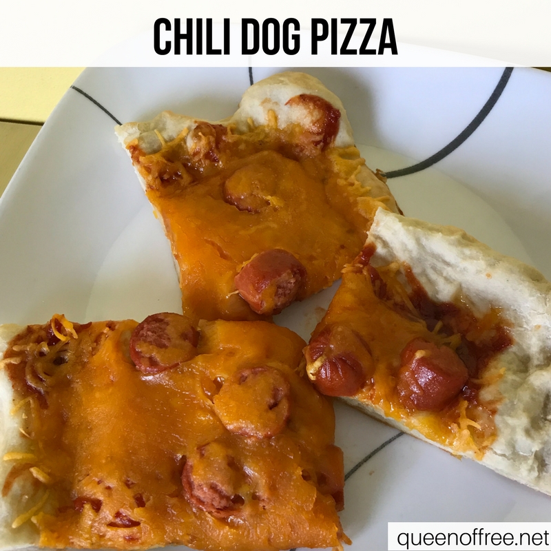 WOW! Chili Dog Pizza is a hit for Super Bowl fun. Check out the recipe plus three other quick, affordable, & easy ideas.