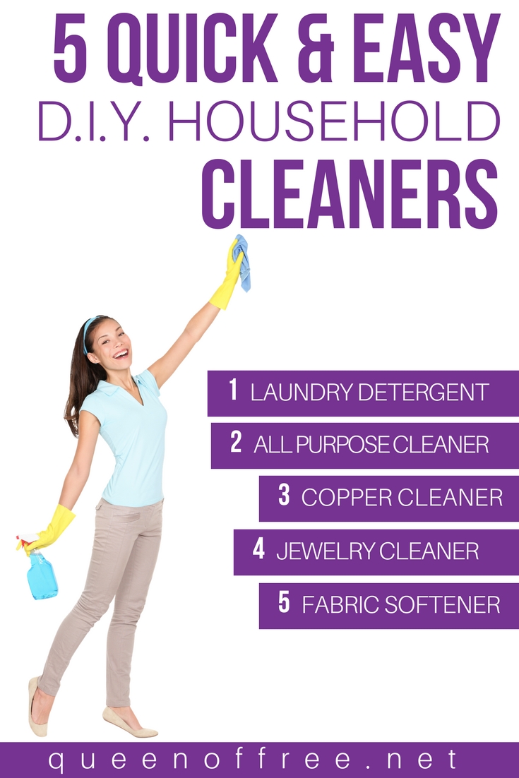Don't break the bank cleaning your house! You can make these 5 tried and true household cleaners in a snap for less money.