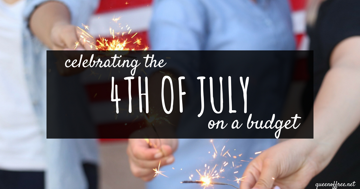 Think you have to skip the 4th of July because you're low on cash? No way! Celebrate the 4th of July on a budget and have a blast.