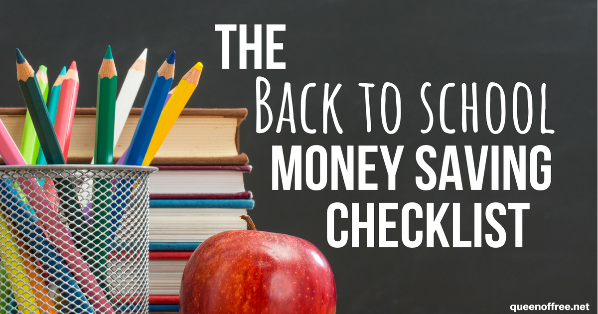 Quit wasting money on purchases you don't need for the new year! Check out this Back to School Money Saving Checklist, STAT.