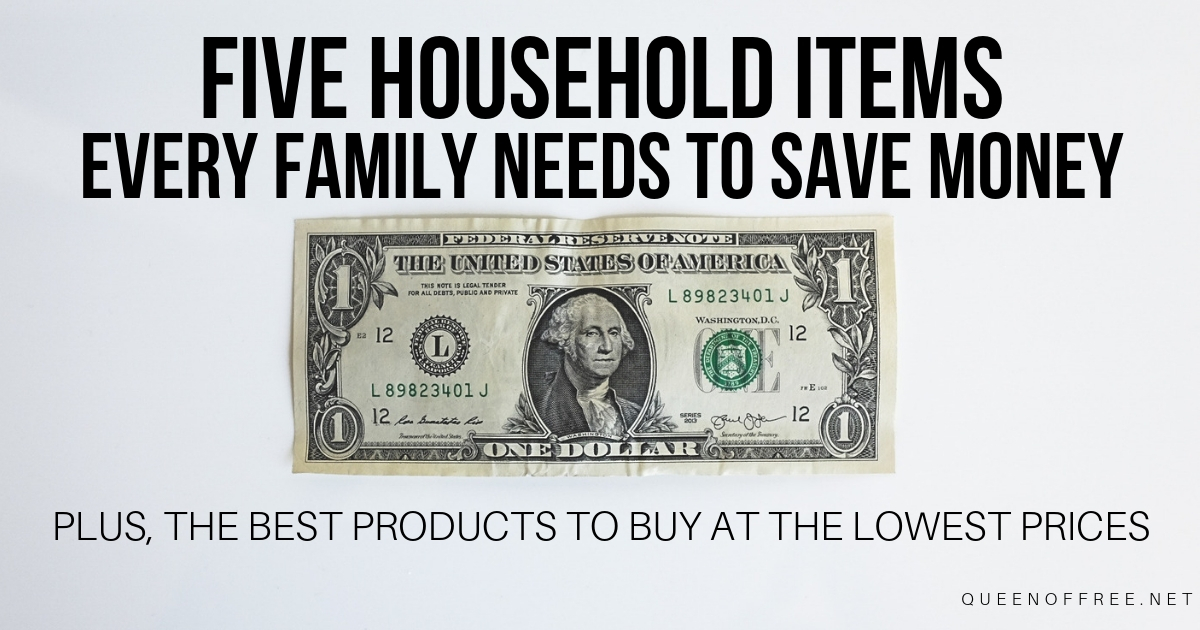 Do you have these items in your home? Check out the five best products to save money in your home plus AND where to buy them!