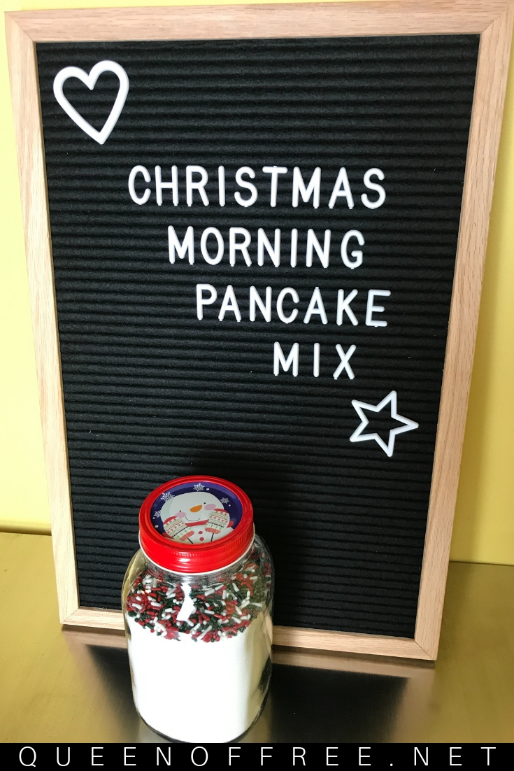What a fun idea! Make your own Christmas Morning Pancake Mix PLUS 4 other great D.I.Y. Christmas presents!