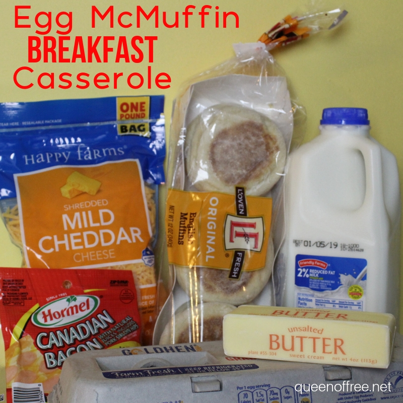 Mmm . . . a classic McDonald's favorite! Check out this yummy Egg McMuffin Breakfast Casserole recipe that's easy and quick!