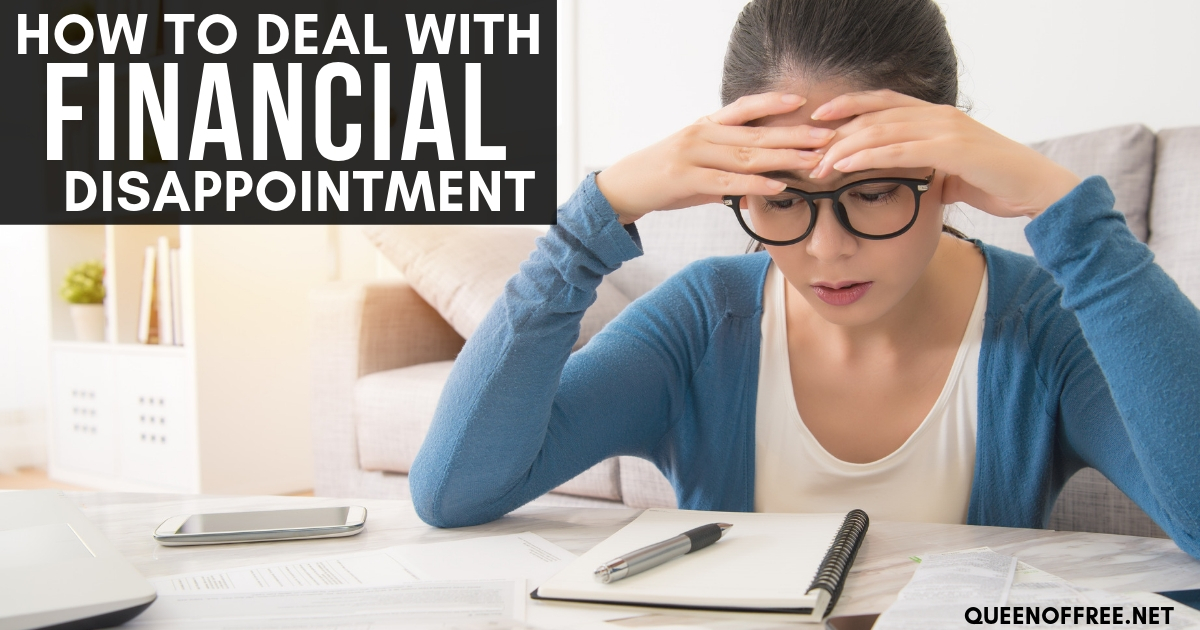 Financial Disappointment strikes everyone. Check out these smart strategies to help you cope when you find yourself stuck.