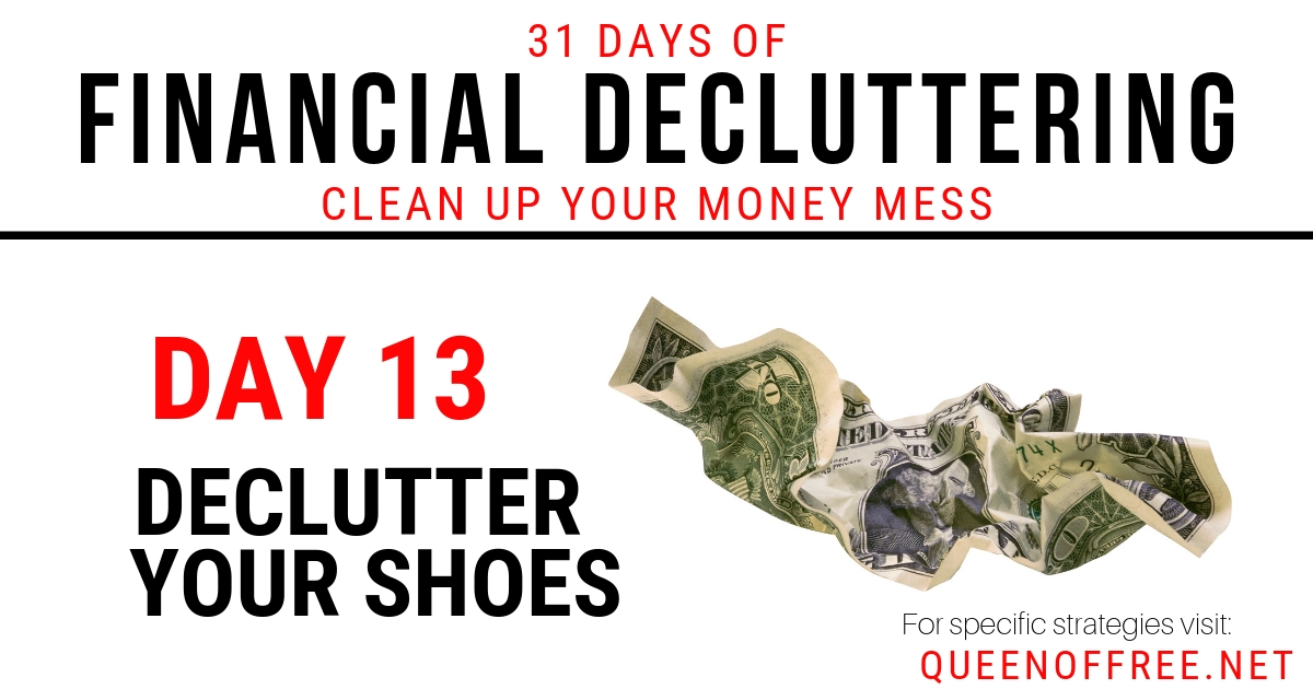 Guess what? You may need to spend more money on shoes! YAY. But first declutter shoes you already own with these easy tips!