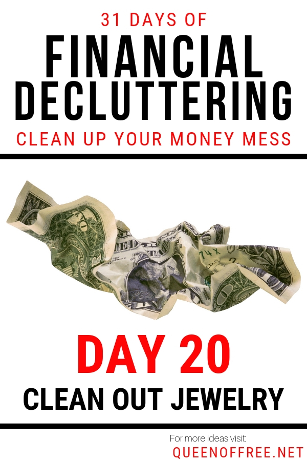 A cluttering busting challenge that just might make you CASH! Clean out jewelry, sell pieces you no longer need, & organize what you keep.