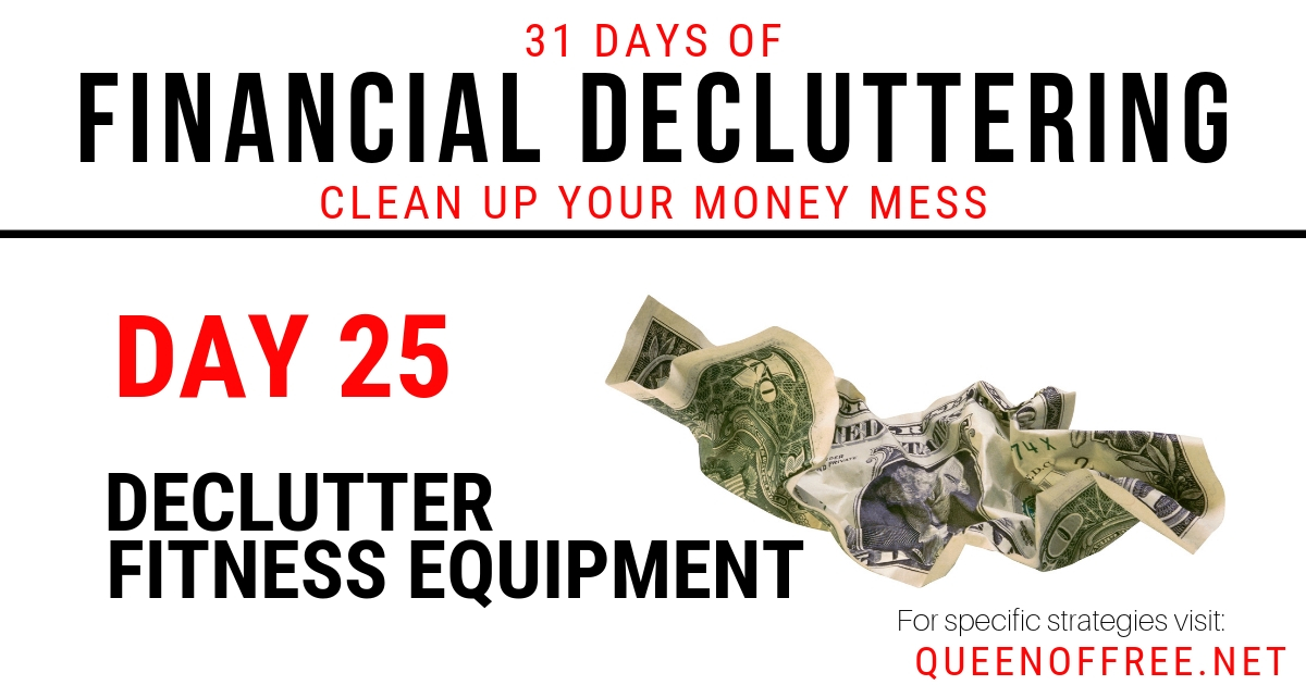 Getting in shape doesn't mean making a mess. Declutter fitness equipment, apparel, gym memberships, & more with these tips!
