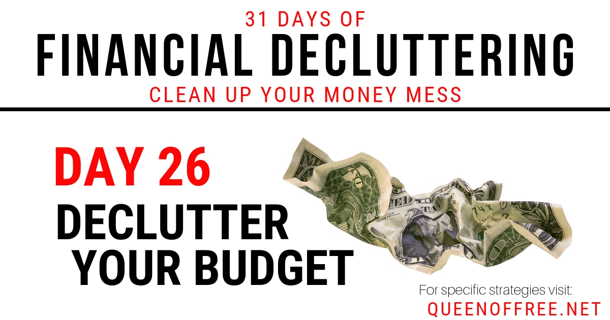 Financial Decluttering isn't just about physical possessions. You need to tackle your budget! Whether a pro or newbie, these are the tips you need.