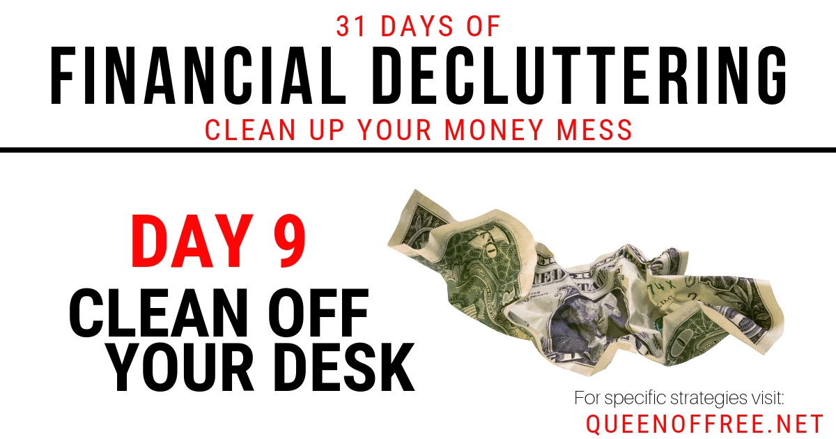 Stop the clutter for good! This challenge gives tips to Clean Off Your Desk and increase your productivity and sanity at home.